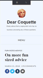 Mobile Screenshot of dearcoquette.com